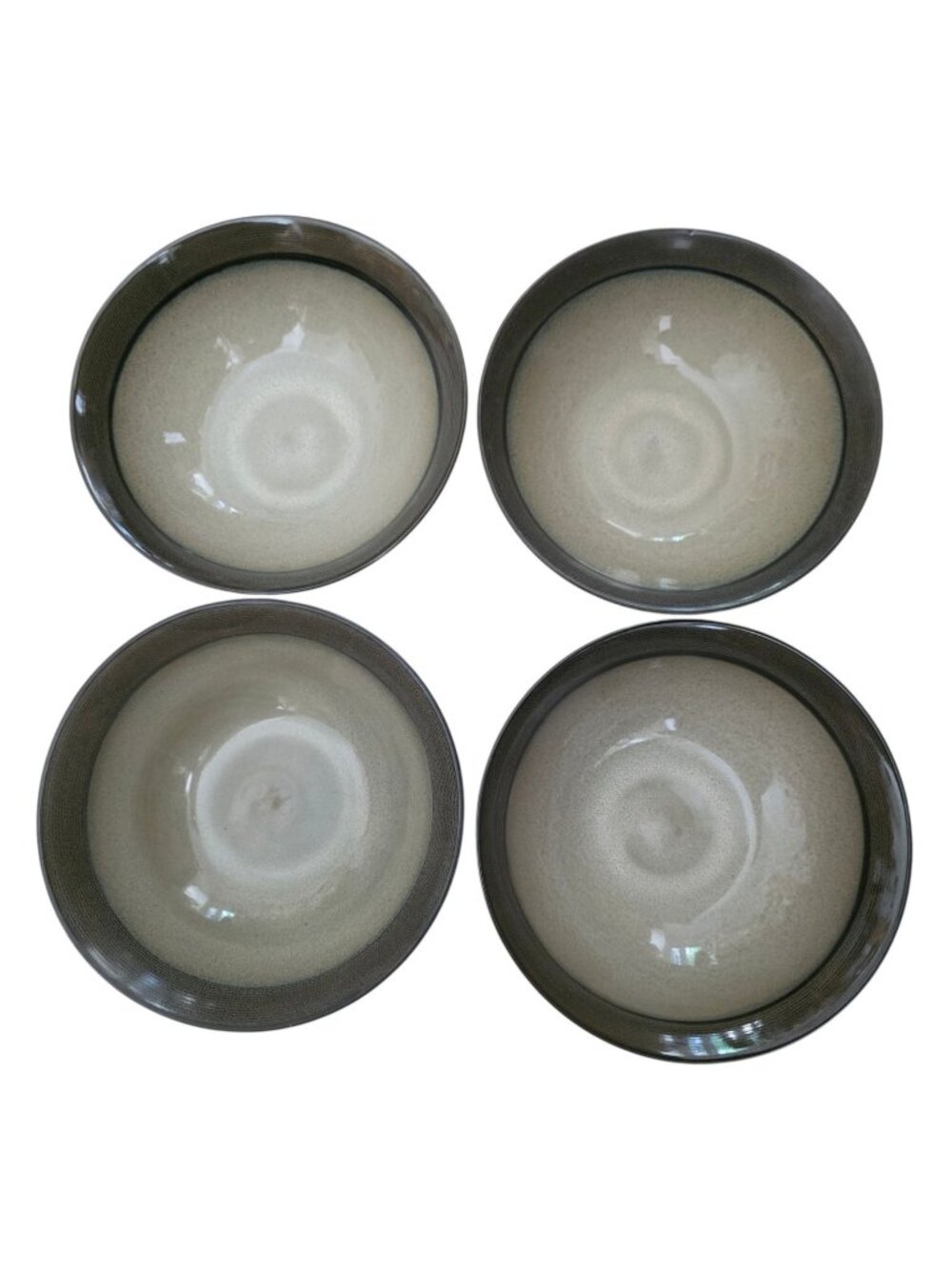 Vintage Sango 4814 Roma Sage Set of 4 Soup Cereal Bowls 7 5/8"